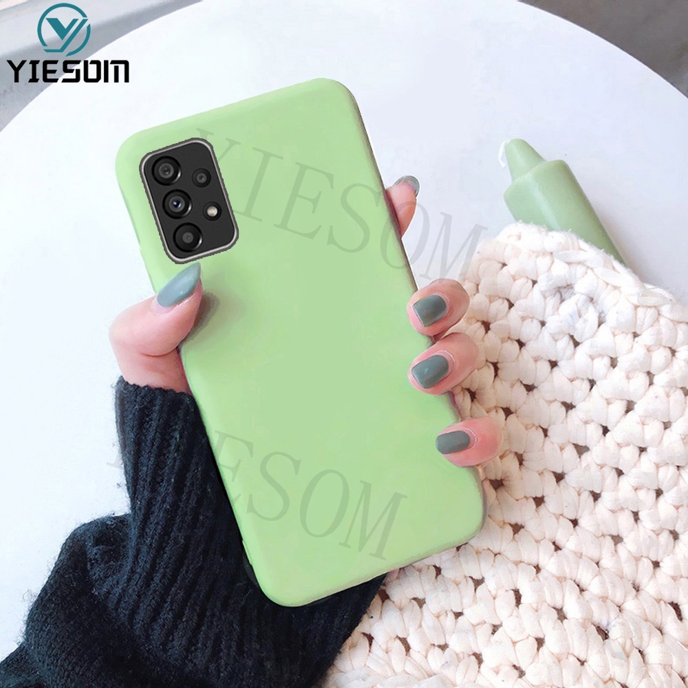 Ốp Điện Thoại TPU Silicone Mềm Màu Kẹo Nhám Cho Samsung Galaxy A23 A33 A53 A73 5G