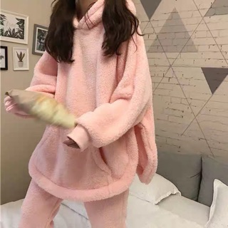 Bộ ngủ thú bông chất lông cừu [ ORDER TAOBAO ]