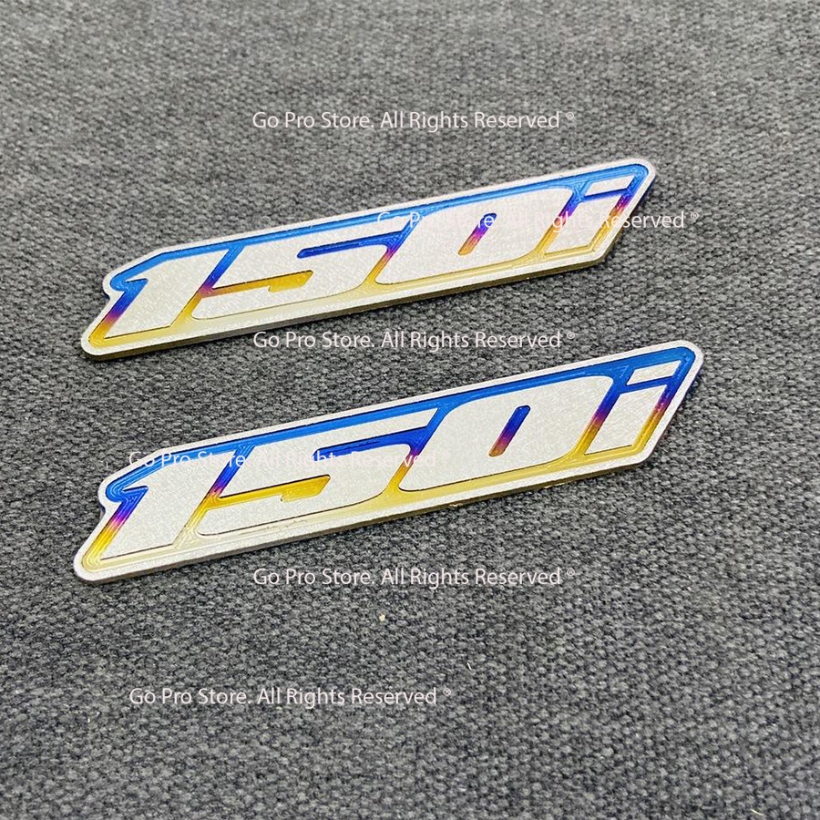 01 Tem Titan &quot;Chữ 150i/F150&quot; Size Nhỏ Gắng Xe Máy G1097