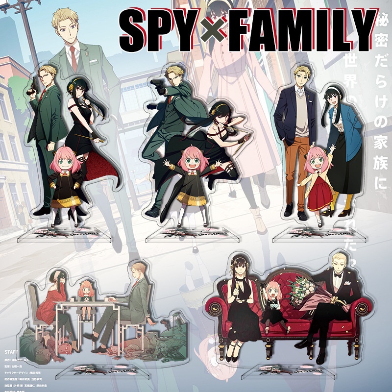 Mô Hình Standee Anime Anya Forger anime Spy x Family Chất liệu Acrylic trang trí góc học tập bàn làm việc kích thước 8cm