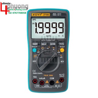 Đồng Hồ đo điện hiển thị 5 chữ số ZOYI ZT303 Vạn Năng
