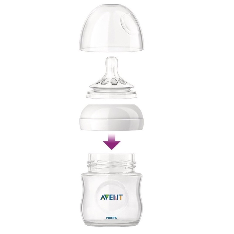 Set 2 núm ti silicon mô phỏng tự nhiên Philips Avent Natural