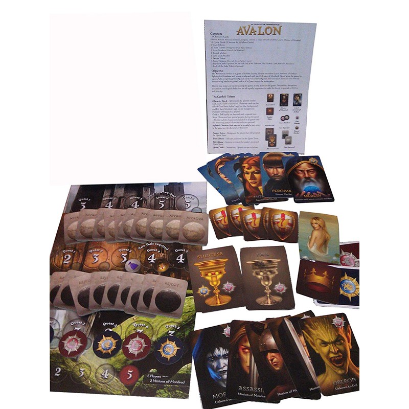 The Resistance: Avalon Board Game Ban trò chơi Đồ chơi giáo dục Trò chơi tiệc tùng