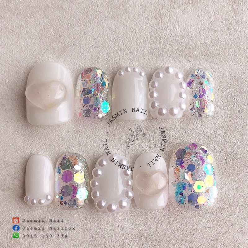 [Mã NHUQAD giảm 10% đơn 100k][NAIL BOX] Nailbox móng úp thiết kế sẵn mẫu desgin hàn quốc