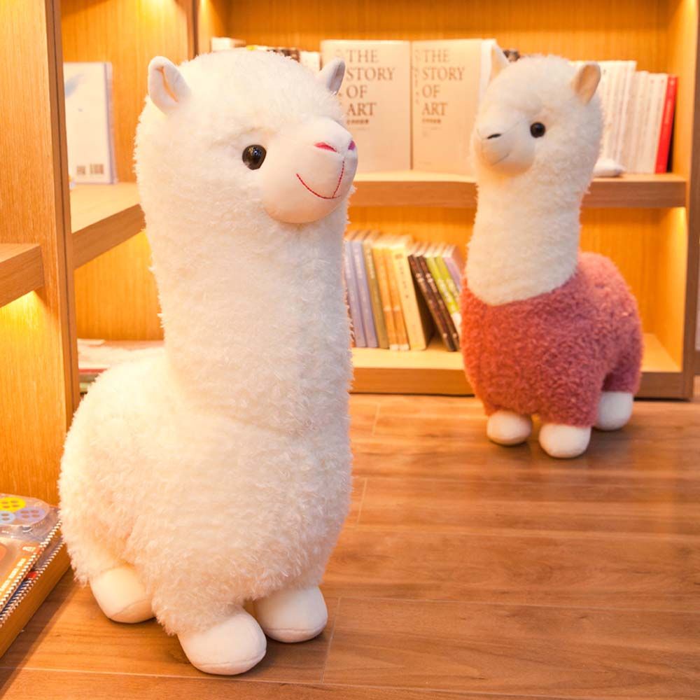 YIYU Đồ chơi nhồi bông hình lạc đà Alpaca nhiều màu sắc tuỳ chọn bằng cotton mềm mại cho bé