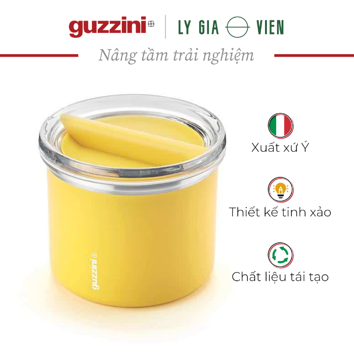 Hộp Cơm Trưa Giữ Nhiệt Guzzini On The Go Thermal Lunch Box 650ml - Giữ Nhiệt Độ Thức Ăn Nóng và Lạnh Trong 6h - Kín Khí,
