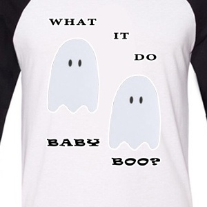 Hình Baby boo? là trực tiếp lên áo thun, áo hoodie, quần áo, túi vải, balo ngay tại nhà, in xong giặt thoải mái