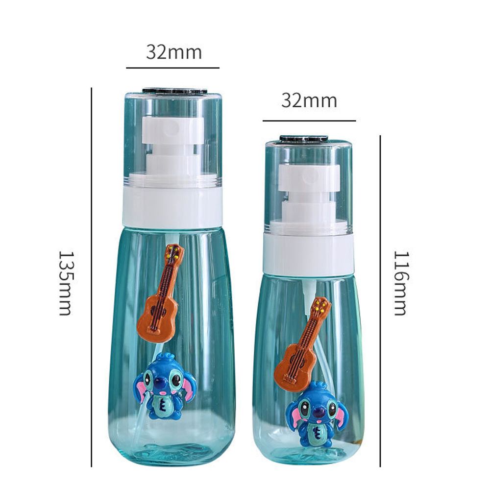 Chai rỗng chiết mỹ phẩm / dầu gội / sữa tắm dạng xịt dung tích 60ml / 100ml họa tiết hoạt hình tiện dụng khi đi du lịch