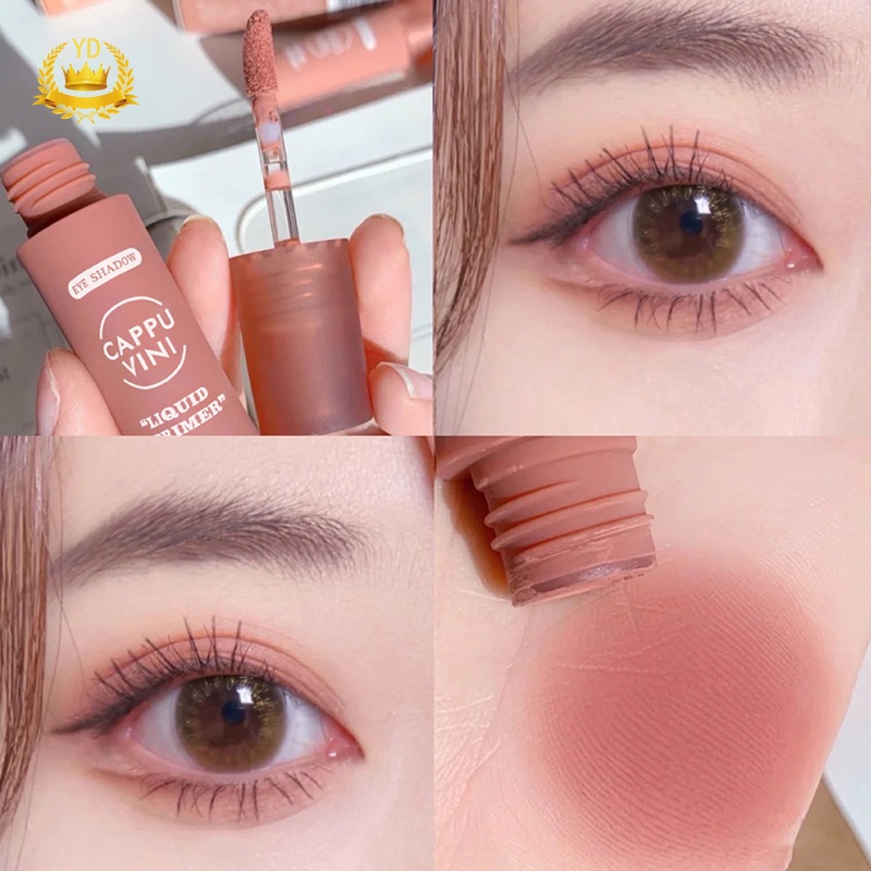 [Hàng mới về] Phấn má hồng dạng lỏng 6 màu nhung lì trang điểm má hồng tạo khối