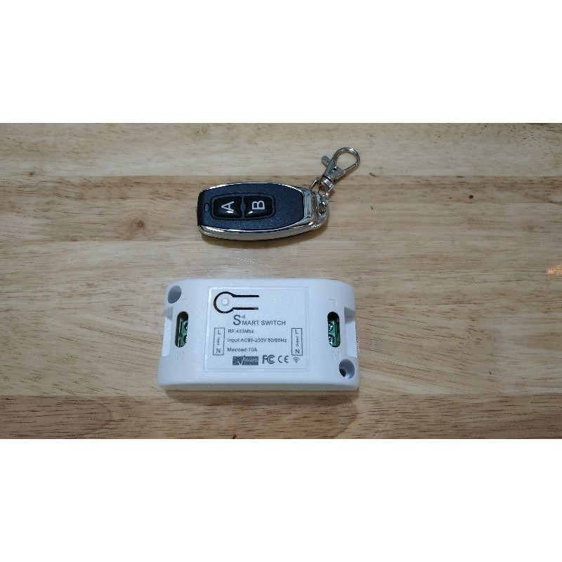 Combo công tắc Rf433 + Remote