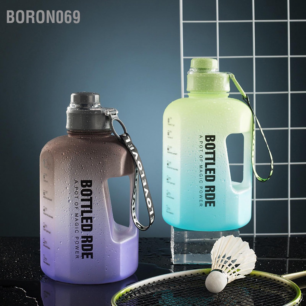 Chai nước Gradient nhựa di động dung tích lớn cho các môn thể thao ngoài trời Boron069