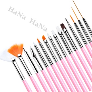 Cọ vẽ móng sét 15 cây , cọ vẽ nail