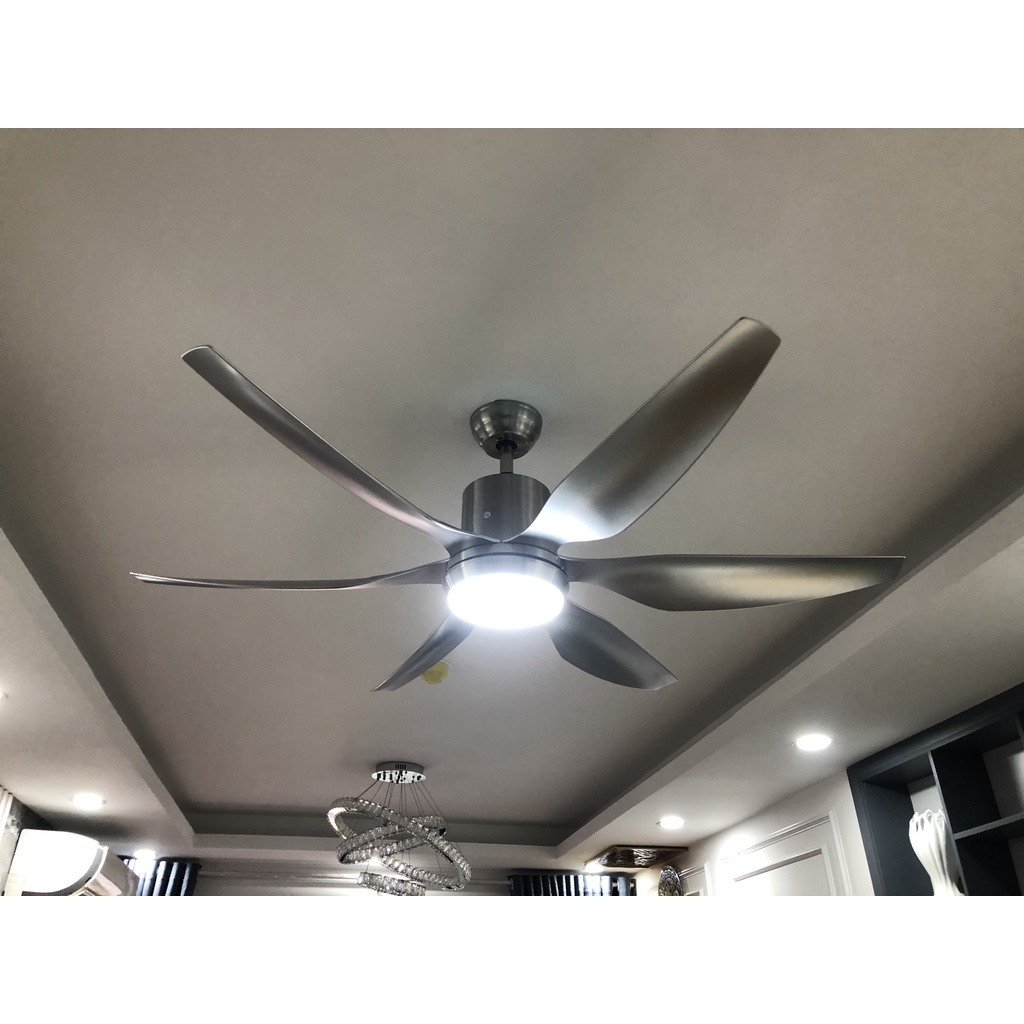 QUẠT TRẦN ĐÈN TRANG TRÍ LÕI ĐỒNG,ĐỘNG CƠ DC,6 CHẾ ĐỘ GIÓ SIÊU MÁT,3 MÀU ÁNH SÁNG,ĐẢO CHIỀU HÚT ẨM MÙA ĐÔNG