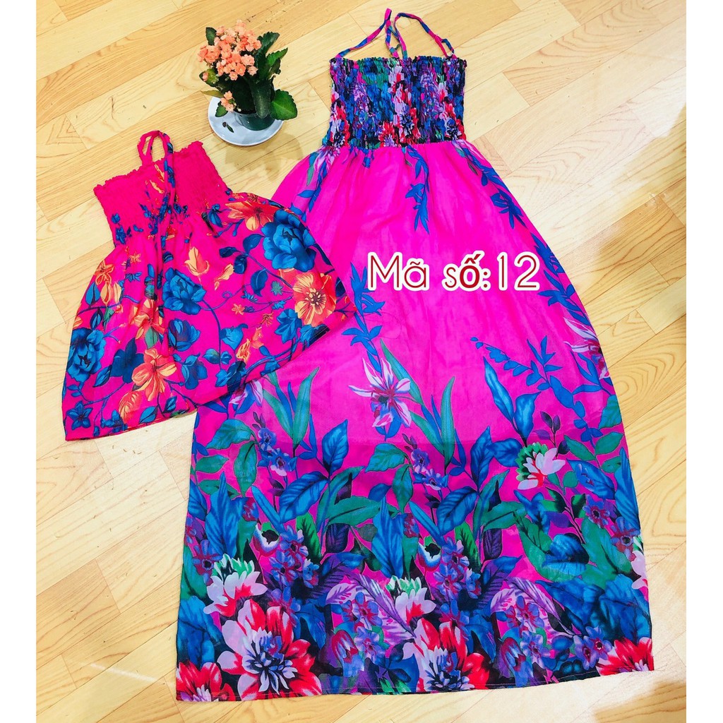 Set maxi mẹ và con gái [trên 20 màu] | BigBuy360 - bigbuy360.vn