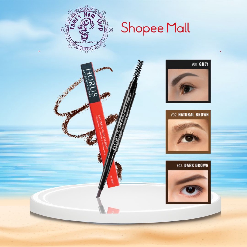 Chì mày 2 đầu tiện lợi Horus  Eye Beauty Expert Easy Blend Auto Eyebrow