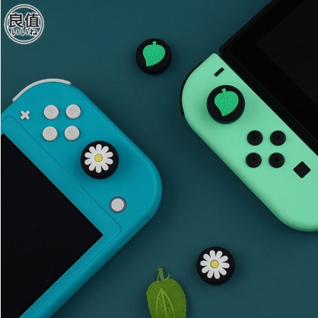 Set nắp tay cầm máy chơi game IINE bảo vệ nút bấm silicone chống trượt dành cho Nintendo Switch Joycon