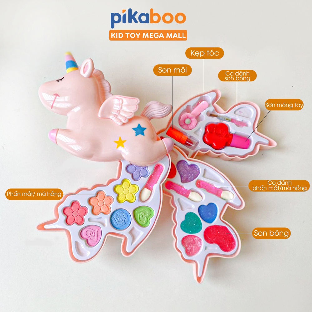 Đồ chơi trang điểm cho bé gái hình ngựa đáng yêu Pikaboo bộ trang ...