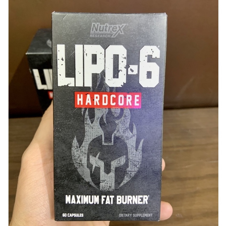 Viên Uống Giảm Cân NUTREX LIPO6 HARD CORE 60 Viên , Hỗ Trợ Giảm Cân Nhanh, Siêu Đốt Mỡ , Kích Thích Tập Luyện,Tỉnh Táo