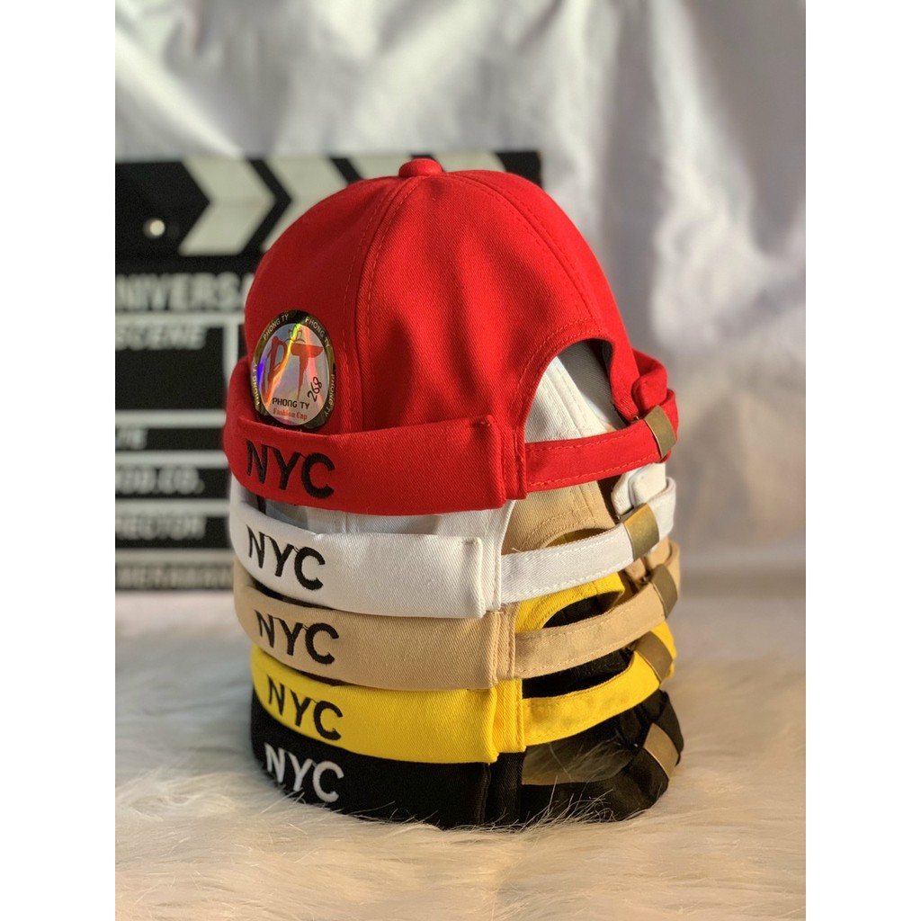 Mũ Miki Hat See You Jussy Fashion Chất Vải Nhung Mịn Kiểu Mũ Nồi Thủy Thủ Có Khóa Da Tăng Giảm Sành Điệu