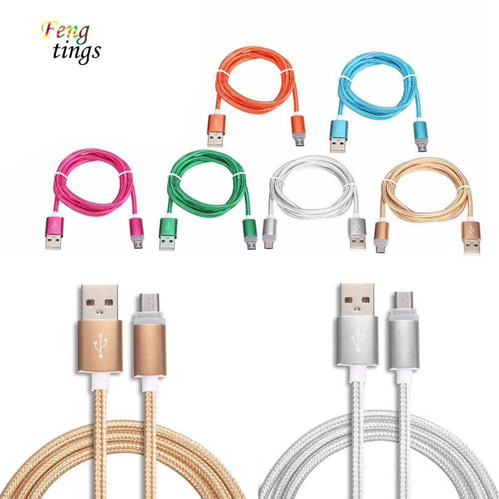 Dây cáp sạc 1/2/3m micro USB cho điện thoại Android