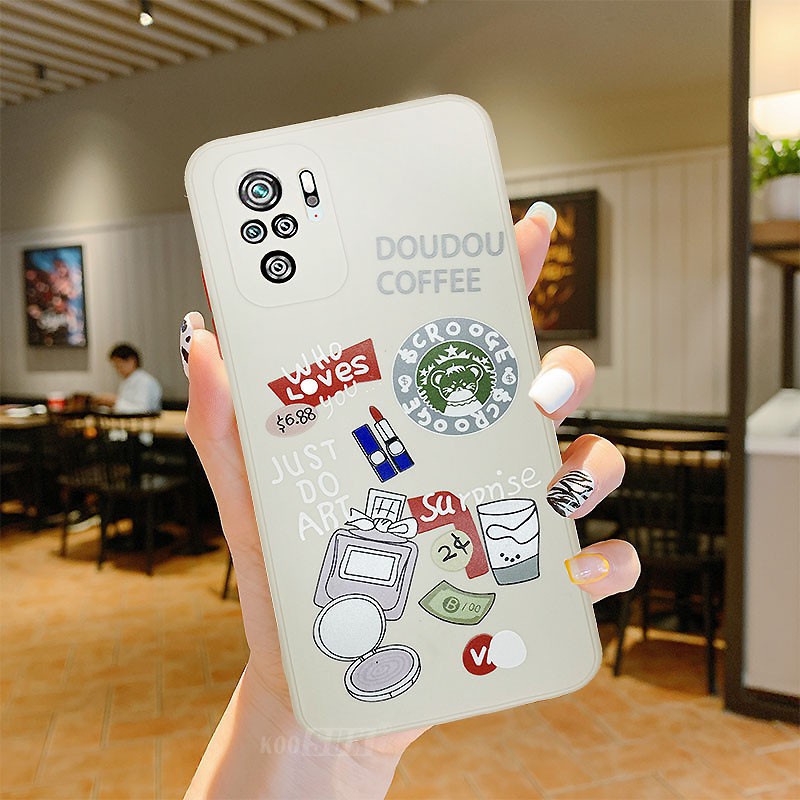 Ốp điện thoại silicon mềm Koosuk kiểu hoạt hình đáng yêu cho Xiaomi Redmi Note 10 9 Pro Max 9S 10S 10X 4G