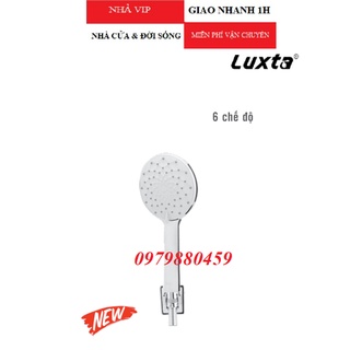 Bôj dây tay sen tắm Luxta TX24, tay sen lớn, 6 chế độ, kiêm xịt vệ sinh
