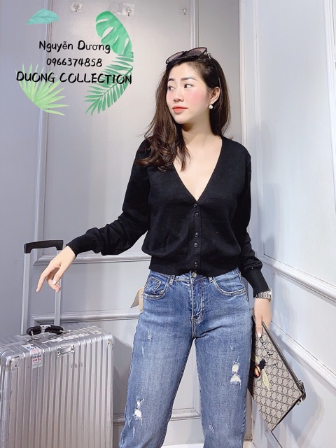 ÁO CADIGAN LEN MỊN 6 KHUY MS14288 | BigBuy360 - bigbuy360.vn
