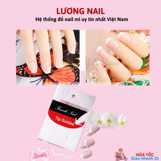 Miếng dán french đầu móng trắng- Sticker dán french đầu móng