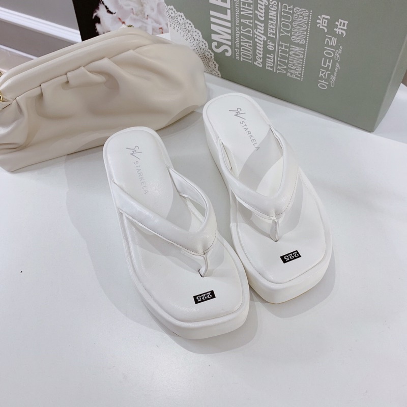 HÀNG CÓ SẴN ❄️♥️dép lê xỏ ngón cao 5cm ♥️❄️