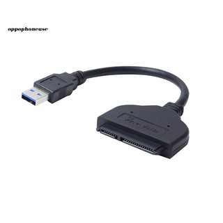 Usb 3.0 to sata 7 + 15 pin adapter cable for 2.5 inch hdd laptop hard disk drive