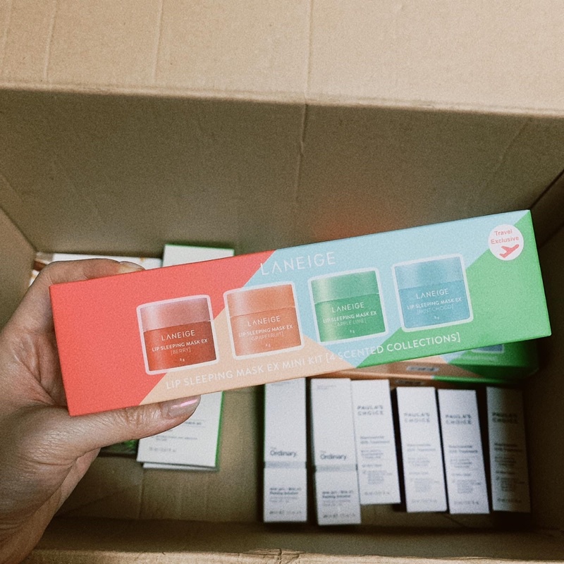 Set son dưỡng môi Laneige 4 vị (có tách set)