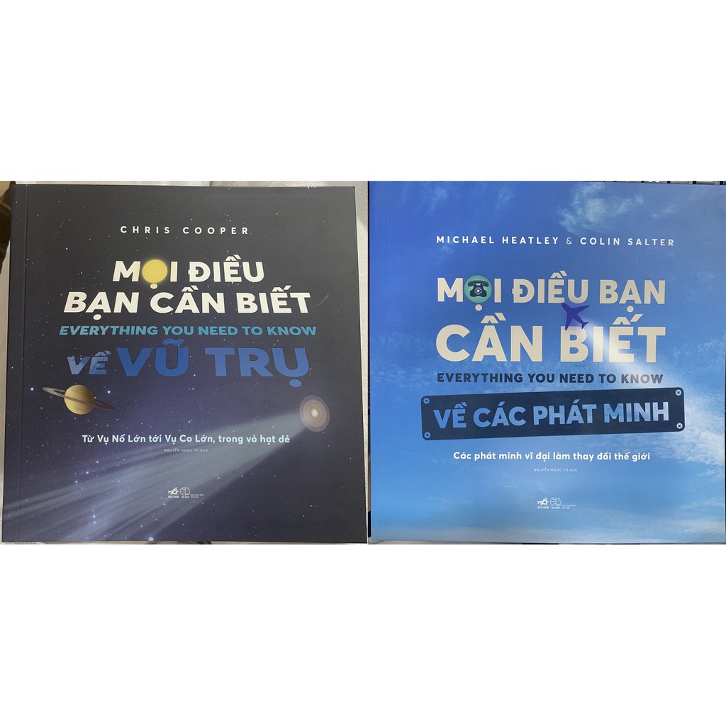 Combo Sách - Mọi Điều Bạn Cần Biết Về Các Phát Minh + Mọi Điều Bạn Cần Biết Về Vũ Trụ