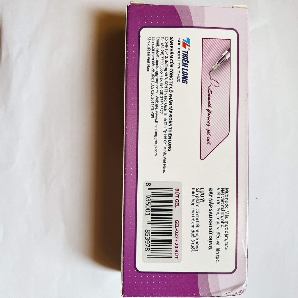 Bút Nước  Thơm T.Long Gel-027 Mực Tím