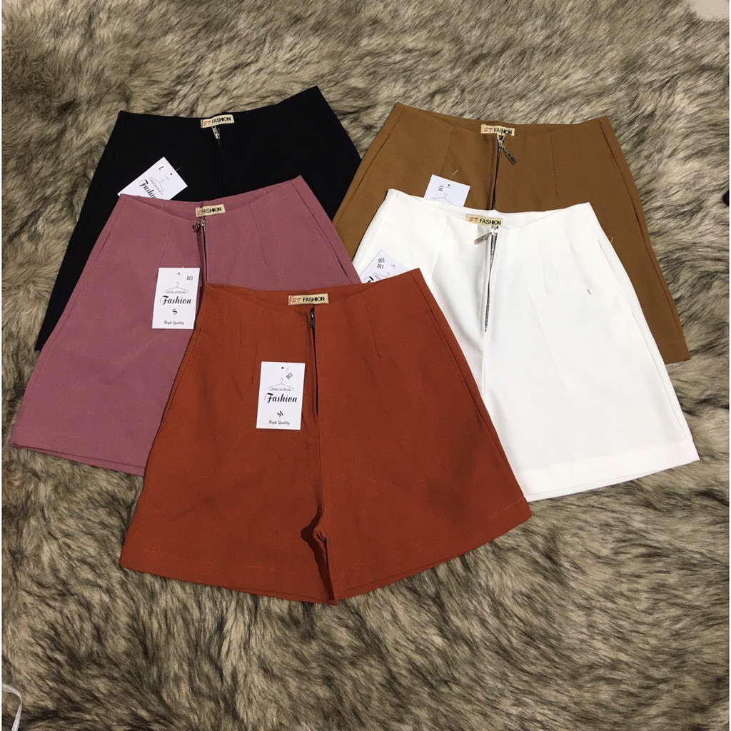 Quần short nữ tôn dáng vải tuyết mưa cao cấp loại 1