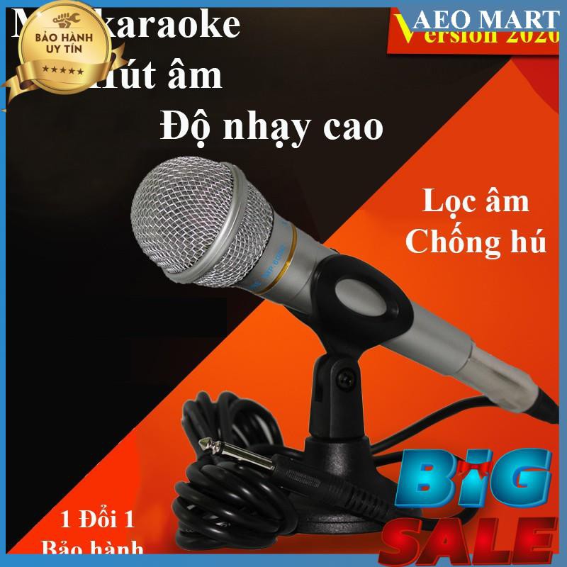 Micro Karaoke Chống Hú, Độ nhạy - hút âm cao - TOP Mic Hát Karaoke mẫu mới bán chạy nhất 2020