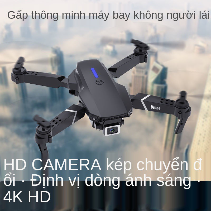 Gấp cố định độ cao máy bay điều khiển từ xa 4k UAV HD chuyên nghiệp Chụp ảnh trên không quadcopter đồ chơi sạc