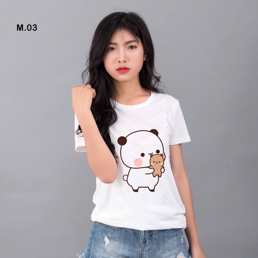 áo thun bé gái dễ thương mẹ và bé cotton thoải mái dễ chiuk