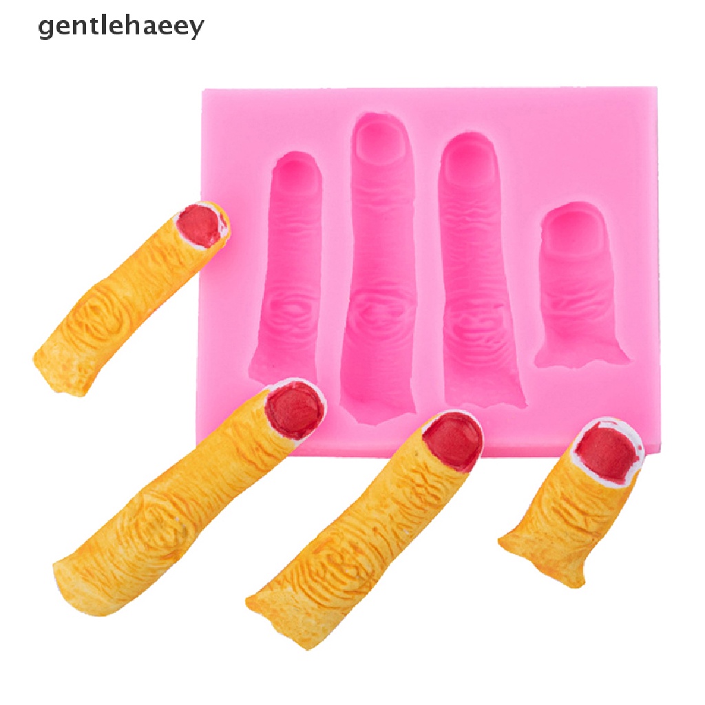 Khuôn Silicone Làm Bánh Hình Ngón Tay Chủ Đề Halloween