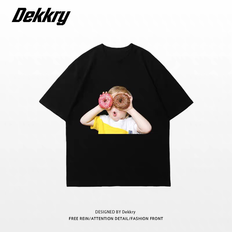 Áo thun unisex bé bánh basic tee phom rộng tay lỡ dành cho nam nữ shophienmai BD06