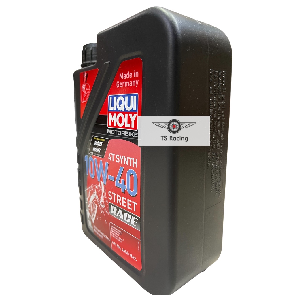 Liqui Moly Street Race 4T 10W40 Nhớt tổng hợp cao cấp  - xe côn