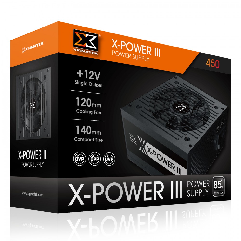 Nguồn Xigmatek X-POWER III X-450 - Bảo hành 36 Tháng chính hãng Mai hoàng