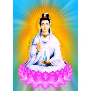 Tranh đính đá 5D , Tranh Quan thế âm bồ tát