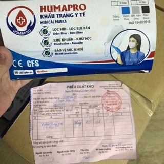 Khẩu trang y tế kháng khuẩn Humapro