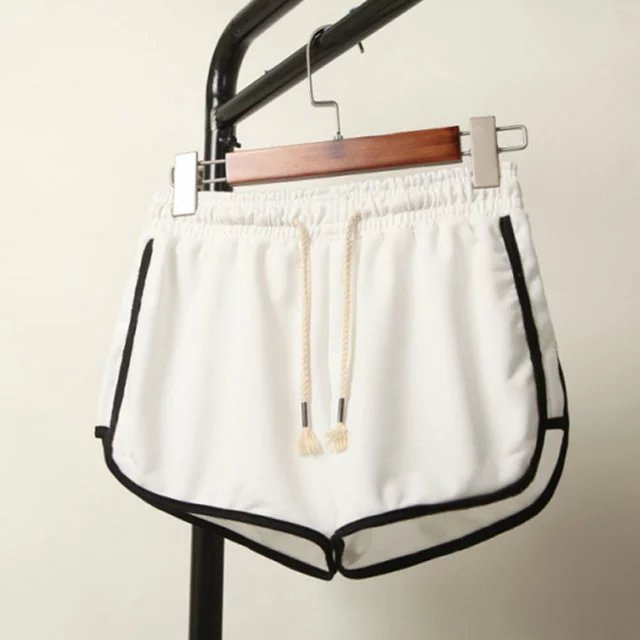 Quần tập gym, yoga nữ Kately dạng short, cạp chun có giải rút, chất liệu cotton QTAP001