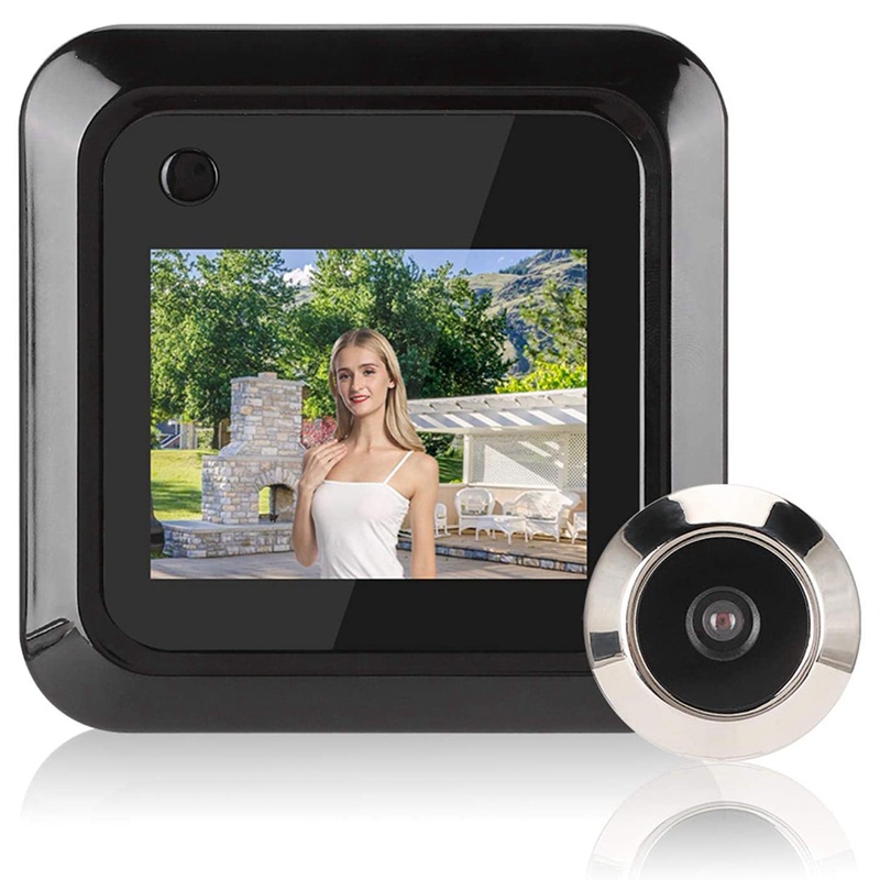 Camera Gắn Cửa Có Lỗ Nhìn Thấy 145° Màn Hình LCD 2.4 Inch Góc Rộng Gắn Cửa Ra Vào / Cửa Ra Vào