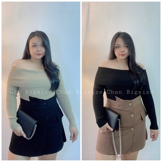 Chân váy chữ A cạp lệch bigsize 55-90kg_Chan Bigsize
