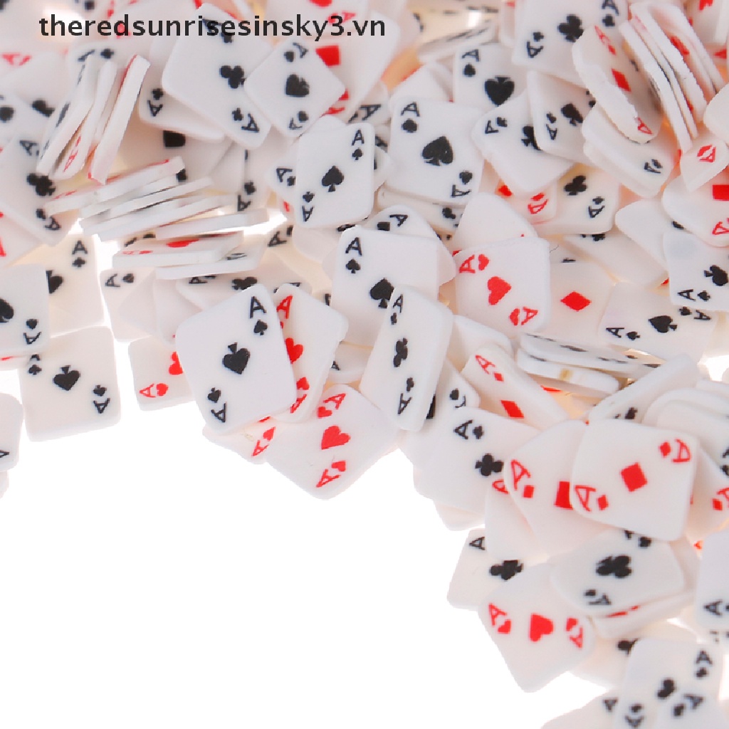 Túi 10g Hạt Nhựa Polymer Trang Trí Móng Tay 3D