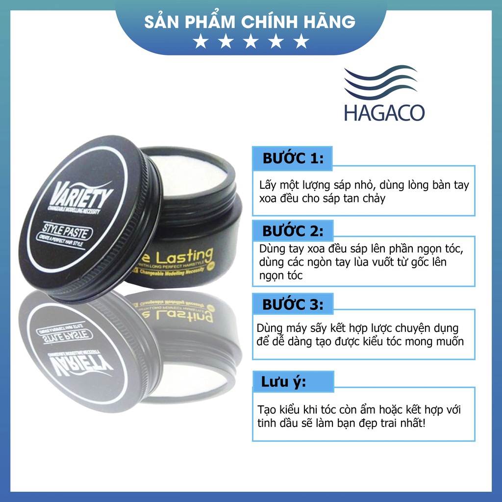 Sáp Vuốt Tóc TẠO KIỂU TÓC CỰC CHẤT VARIETY Chính Hãng MN06