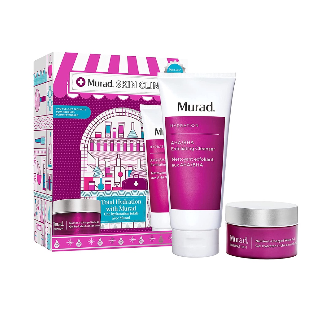 Bộ Sản Phẩm Murad Skin Clinic Total Hydration 2 Món