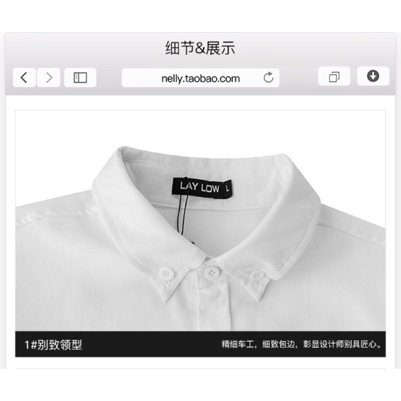 Áo sơ mi nelly dáng unisex form rộng ASM4501 | BigBuy360 - bigbuy360.vn